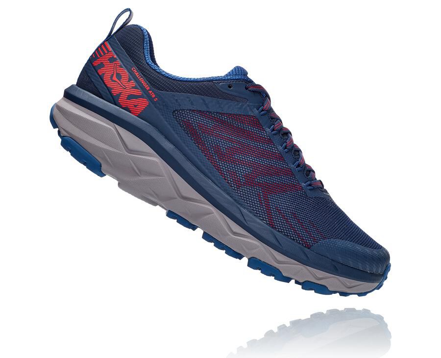 Zapatillas Trail Hoka One One Hombre - Challenger Atr 5 - Azul Marino - KZT482350